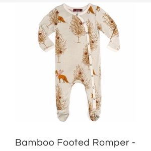 Milkbarn NWT footed romper 3-6 months